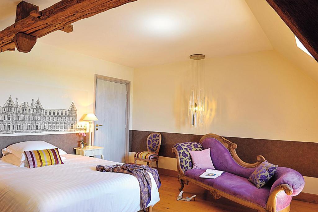 מוג-סור-לואר Logis Hotel Le Relais Louis XI חדר תמונה